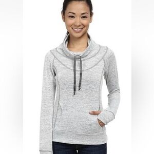 Kuhl | "Léa" Funnel Cowl Neck Pullover Sweatshirt in Heather Gray,  Size S